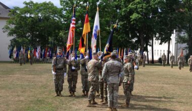 7th Mission Support Command Holds Change of Command Ceremony in Germany