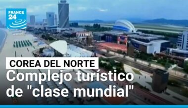 Piscinas y toboganes: Corea del Norte inaugura complejo turístico de “clase mundial”