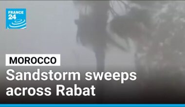 Morocco: Rare sandstorm sweeps across Rabat and Salé • FRANCE 24 English