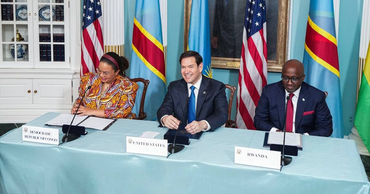 Marco Rubio contributes to peace between Rwanda and Congo after 30 years of war