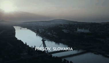 Prešov, Slovakia, z filmu Alarum, 2025, kde hrá Sylvester Stallone