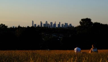 Favourite spot to end a sunny day, Blythe Hill Field