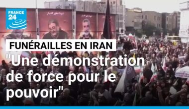 Funérailles nationales en Iran : "Une démonstration de force pour le pouvoir" • FRANCE 24
