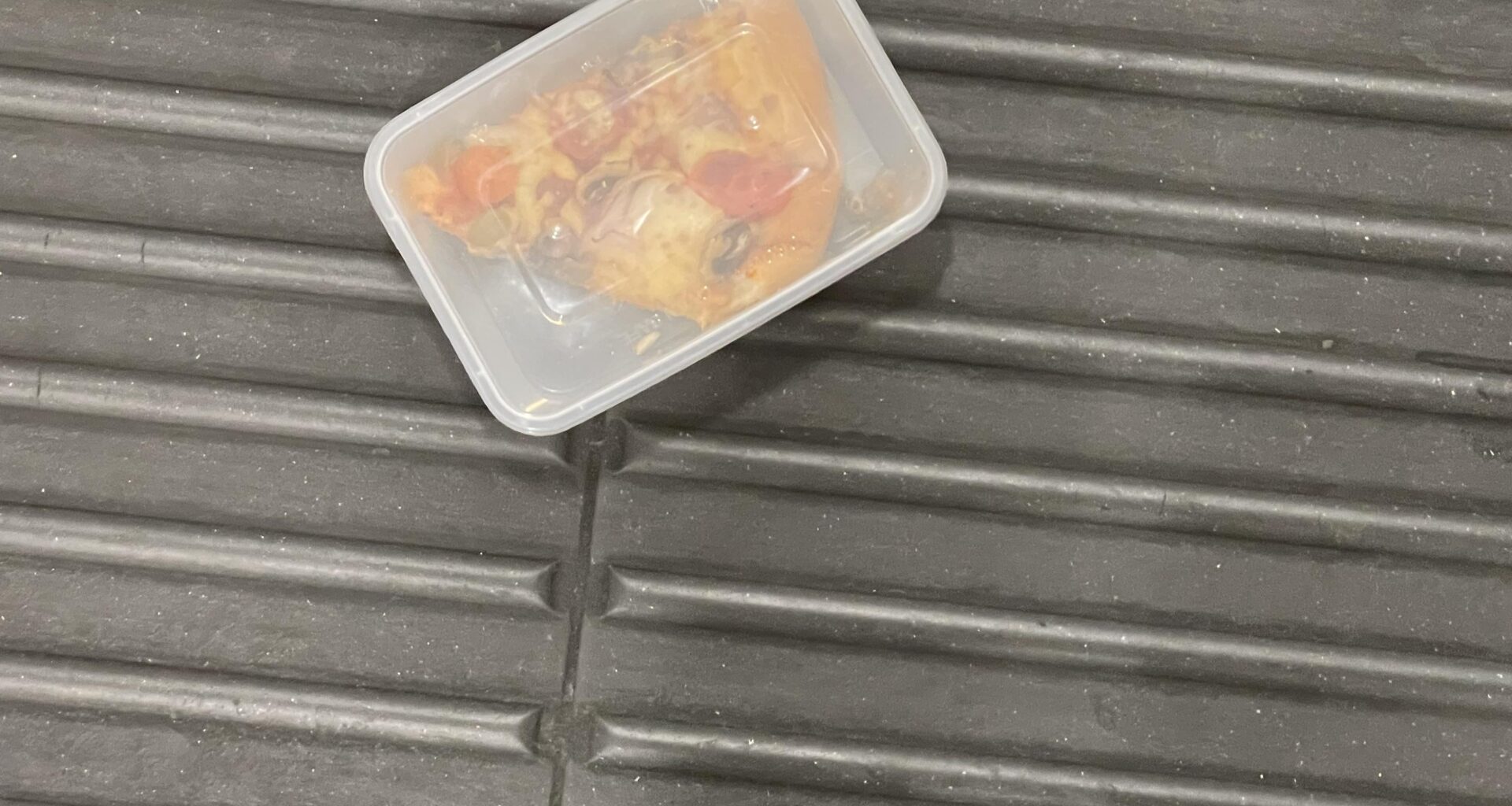 Free slice of pizza at Oxford Circus