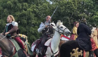 Jousting event at Linlithgow today