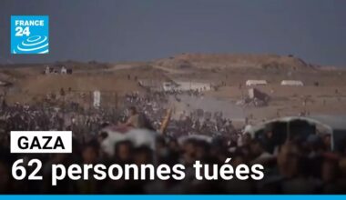 Gaza : la Défense civile annonce 62 personnes tuées par des frappes ou tirs israéliens