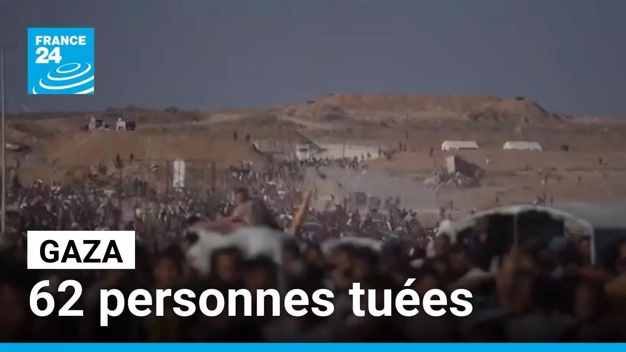 Gaza : la Défense civile annonce 62 personnes tuées par des frappes ou tirs israéliens