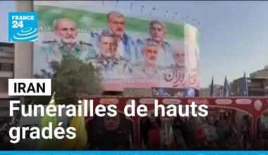 Iran : funérailles de hauts gradés et de scientifiques tués par Israël • FRANCE 24