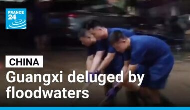 China's Guangxi deluged by floodwaters from upstream province • FRANCE 24 English