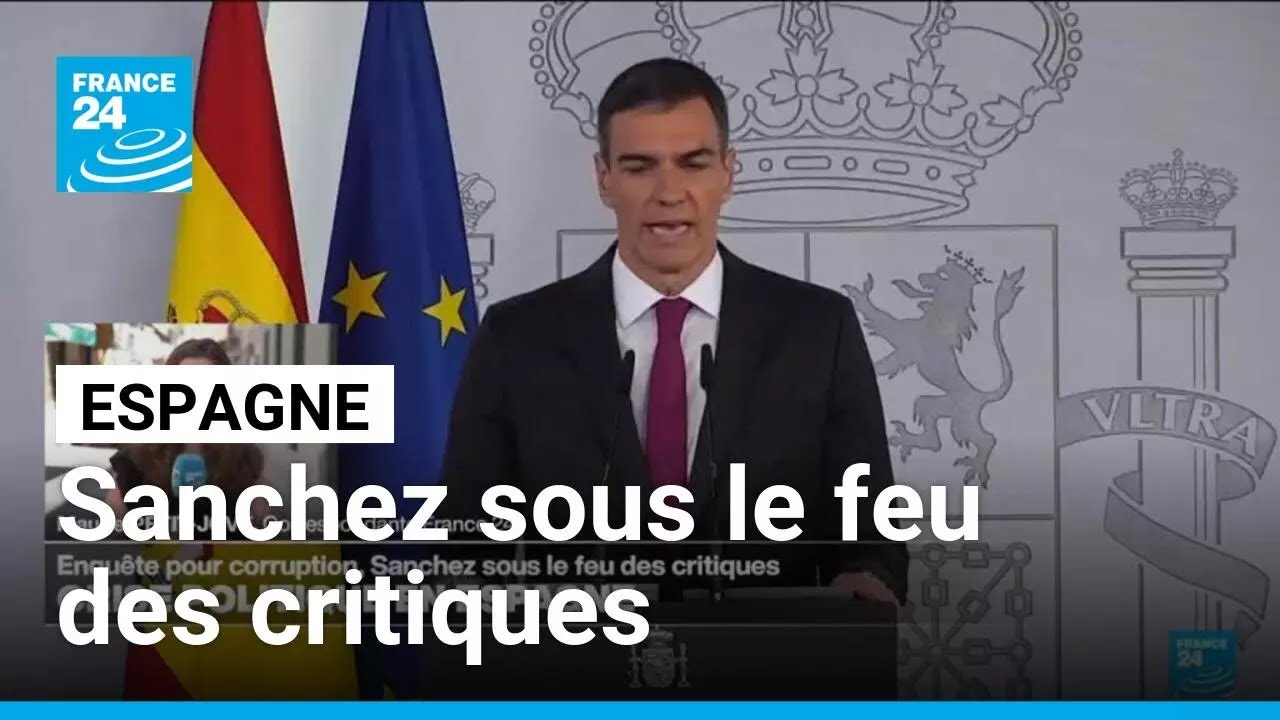 Crise politique en Espagne : Sanchez sous le feu des critiques • FRANCE 24