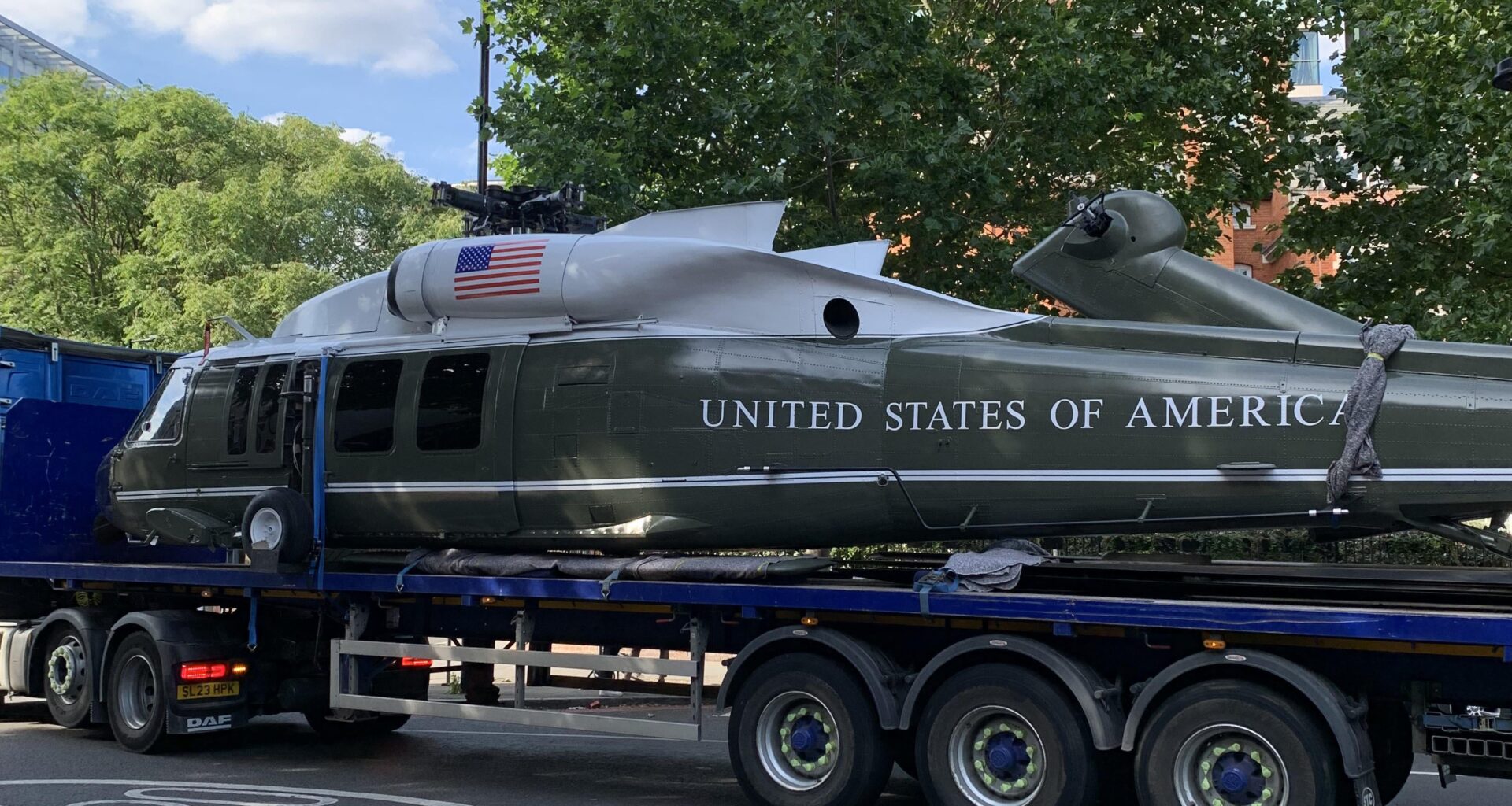 Marine One in London?