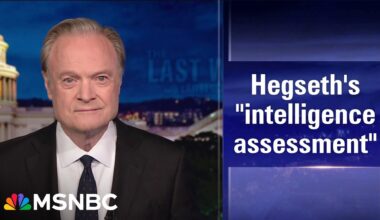 Lawrence: Trump’s incompetent SecDef, Pete Hegseth, fails his intelligence assessment
