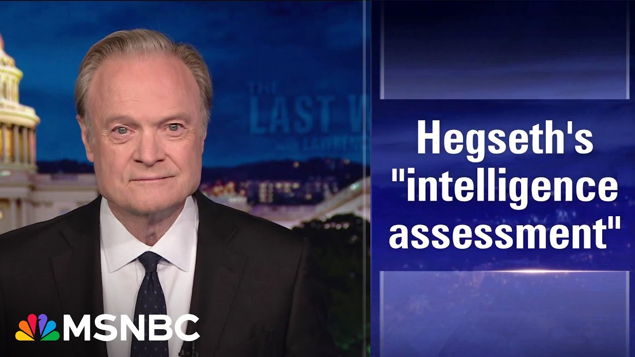 Lawrence: Trump’s incompetent SecDef, Pete Hegseth, fails his intelligence assessment
