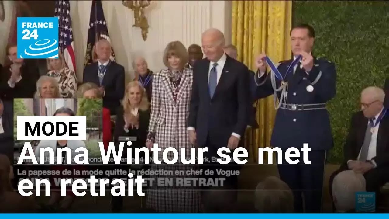 Séisme dans le monde de la mode, Anna Wintour se met en retrait • FRANCE 24