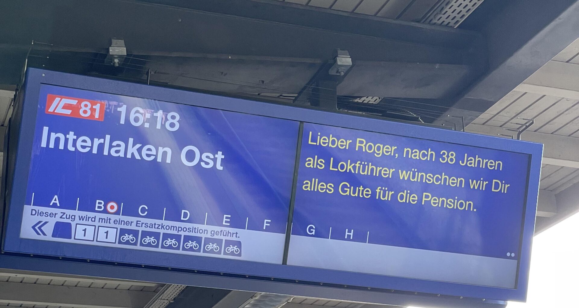 Merci Roger! Wird interessant zum die jetztig Generation an LokführerInne z ersetze, wenn wenig Jungi de Bruef mache wönd…
