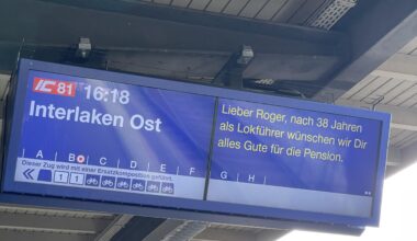 Merci Roger! Wird interessant zum die jetztig Generation an LokführerInne z ersetze, wenn wenig Jungi de Bruef mache wönd…