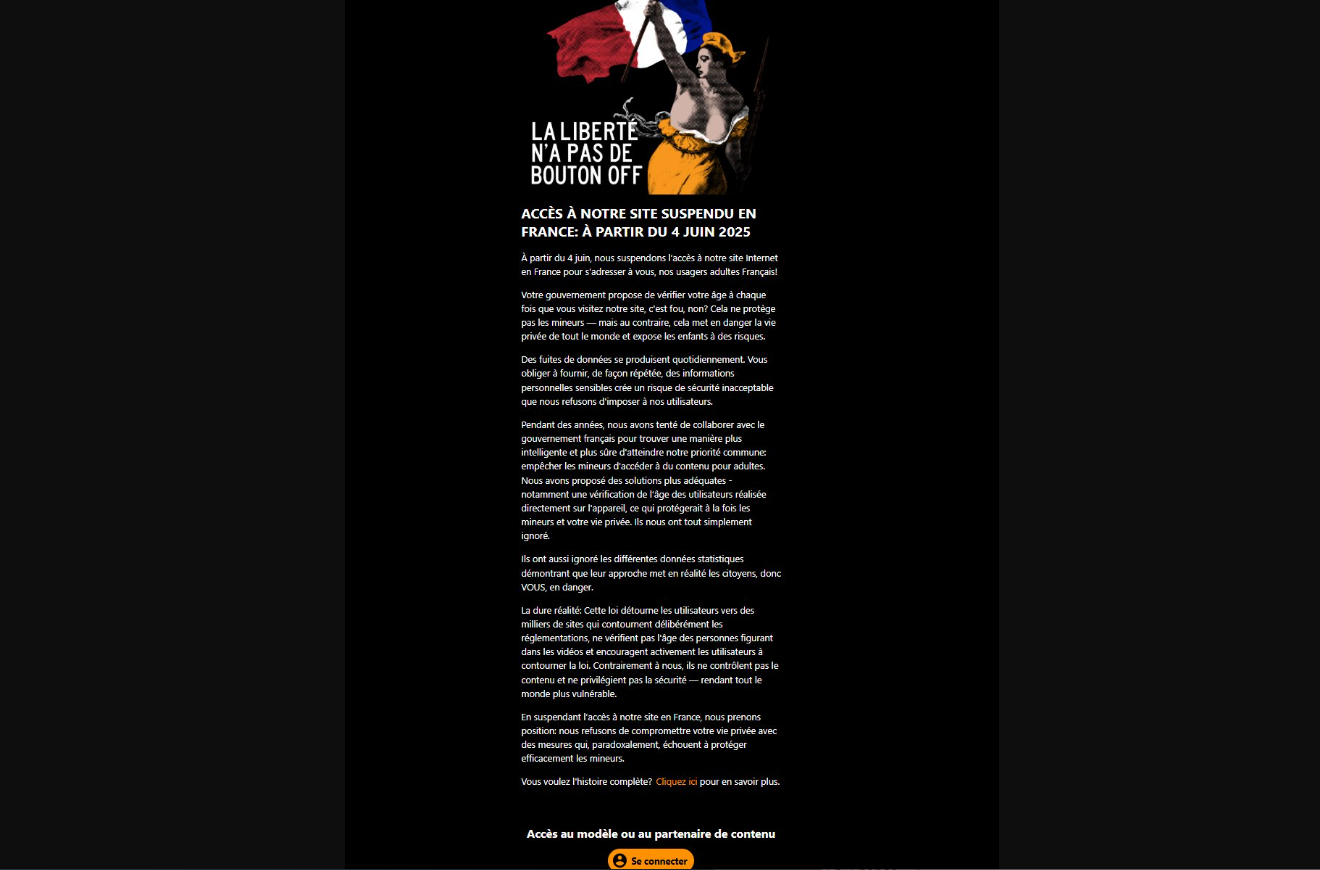 Pourquoi Pornhub et YouPorn ne sont plus accessibles en France (et pourquoi ça pourrait durer)