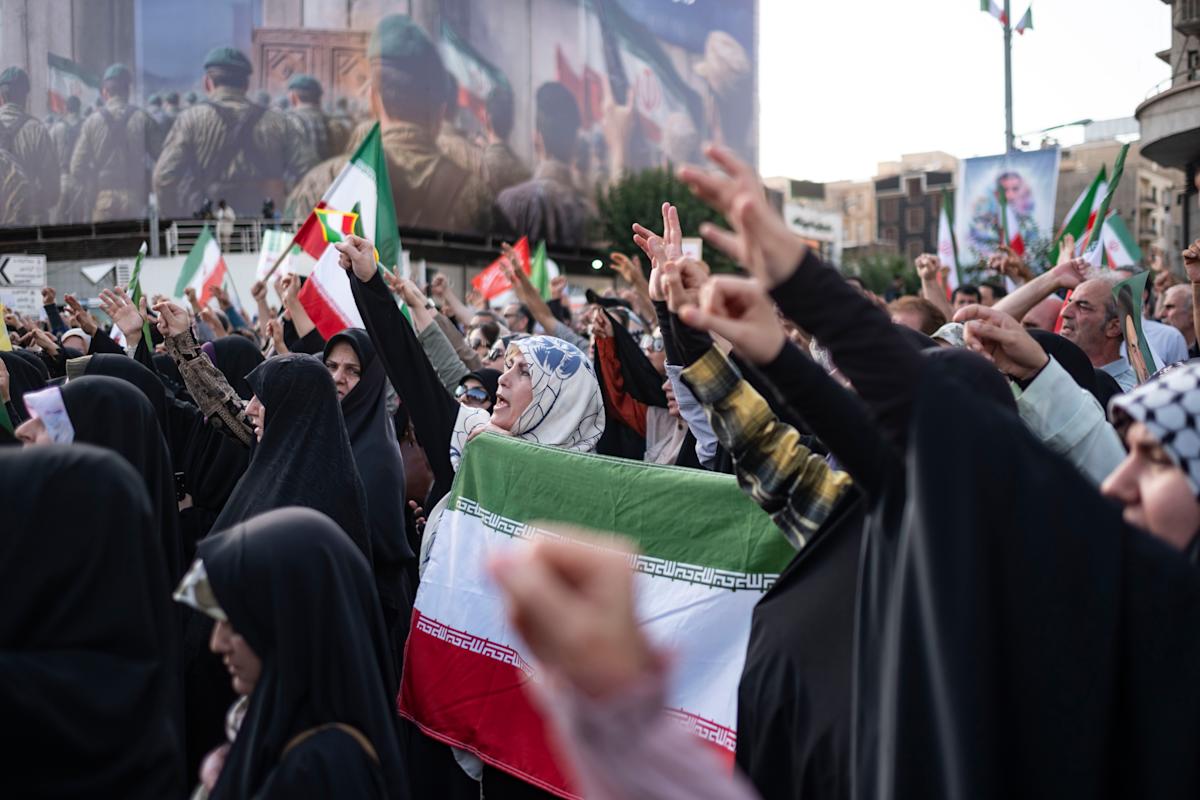 Wall Street wavers, European stocks fall as investors await Iran's response to US strikes