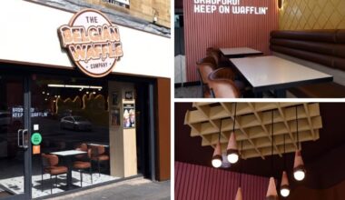 Inside The Belgium Waffle Company on Manningham Lane