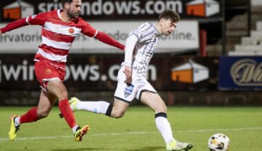 Dunfermline: Josh Cooper's goal gives Pars Slavia Sofia Bulgaria draw