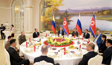 North Korea's Rodong Sinmun reported June 20 that the North Korean Foreign Ministry and the Russian Embassy in Pyongyang hosted a reception on June 19 to commemorate the first anniversary of their treaty on a “comprehensive strategic partnership. [NEWS1]