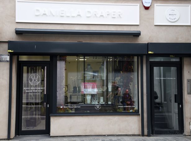 Roberts worked at a Daniella Draper store