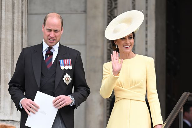 Prince William and Kate Middleton attend the Queen's Platinum Jubilee