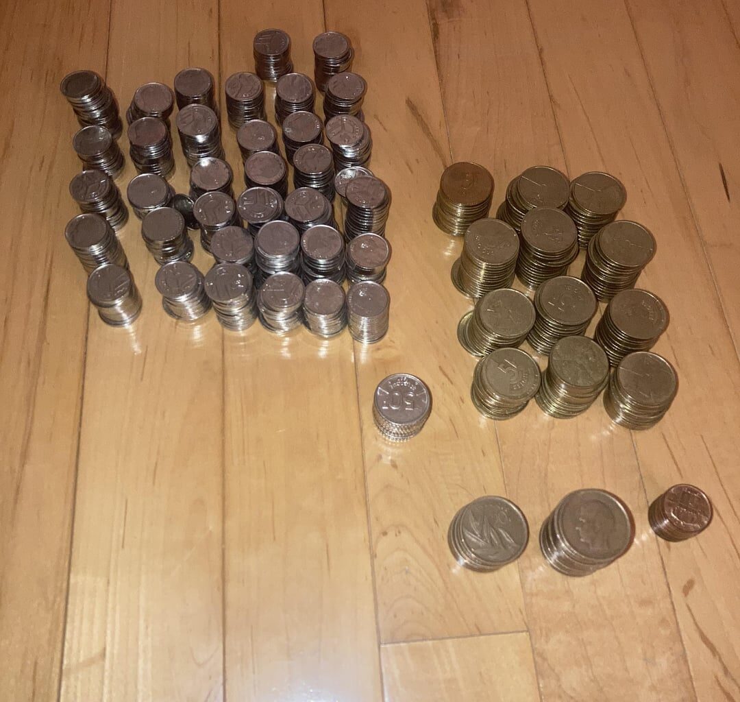 What to do with old franc coins?