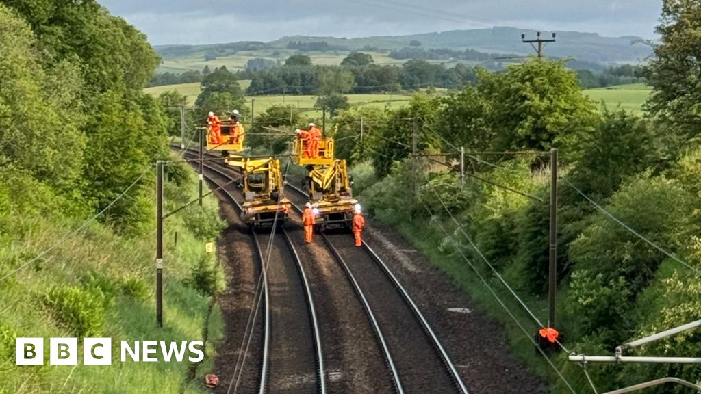 Fallen tree halts Glasgow to London train journeys
