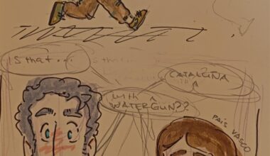 Made this tiny doodle comic