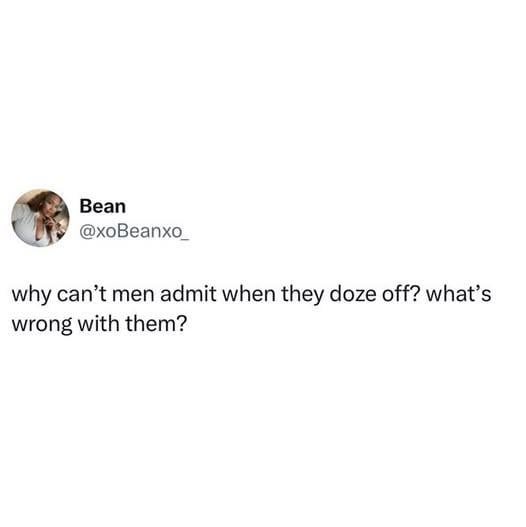 Always denying it