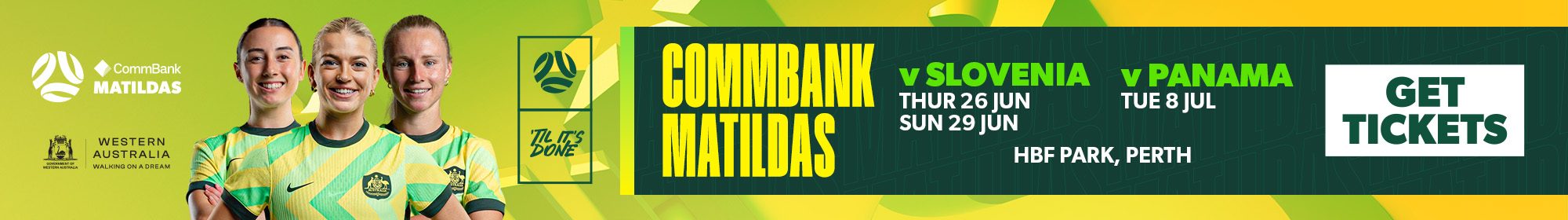 HBF Park Perth Combined Thin Banner