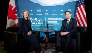 G7 meeting of foreign ministers in Charlevoix, Quebec