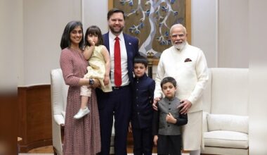 'They saw him as a grandfather’: Usha Vance shares moment between PM Modi and her children