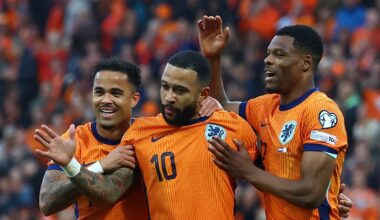 Depay becomes joint-highest goalscorer for Netherlands, scored twice in 8-0 win vs Malta