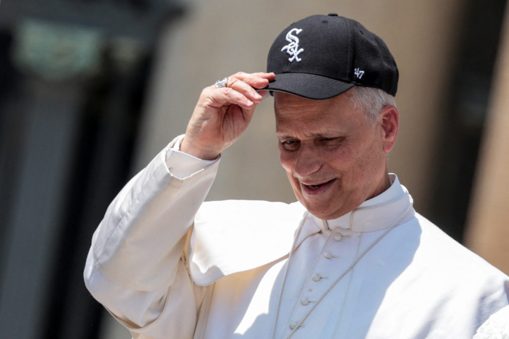 Pope Leo XIV holds general audience in St. Peter's Square, at the Vatican