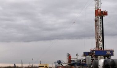 Shale rig texas