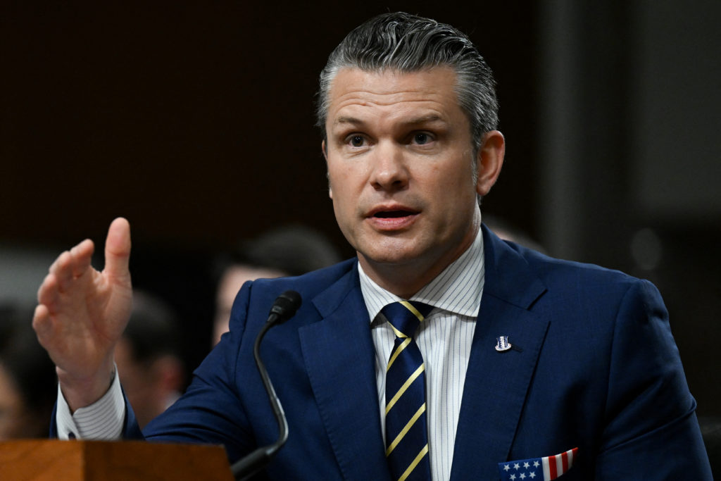 Pentagon leaders appear before Senate Armed Services Committee