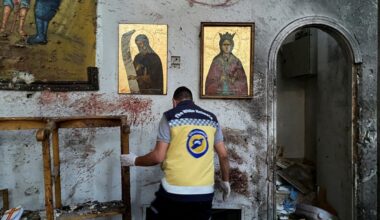 Suicide bomber strikes Syrian church, killing at least 20