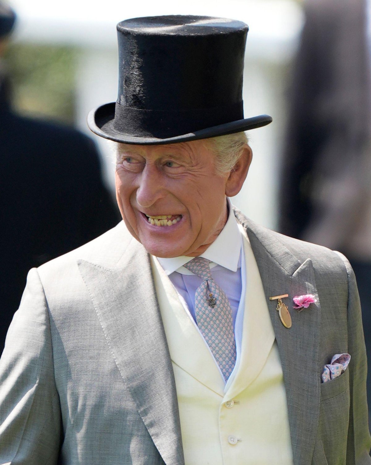 King Charles III attends the races at Royal Ascot on June 19, 2025 (Andrew Matthews/PA Images/Alamy)