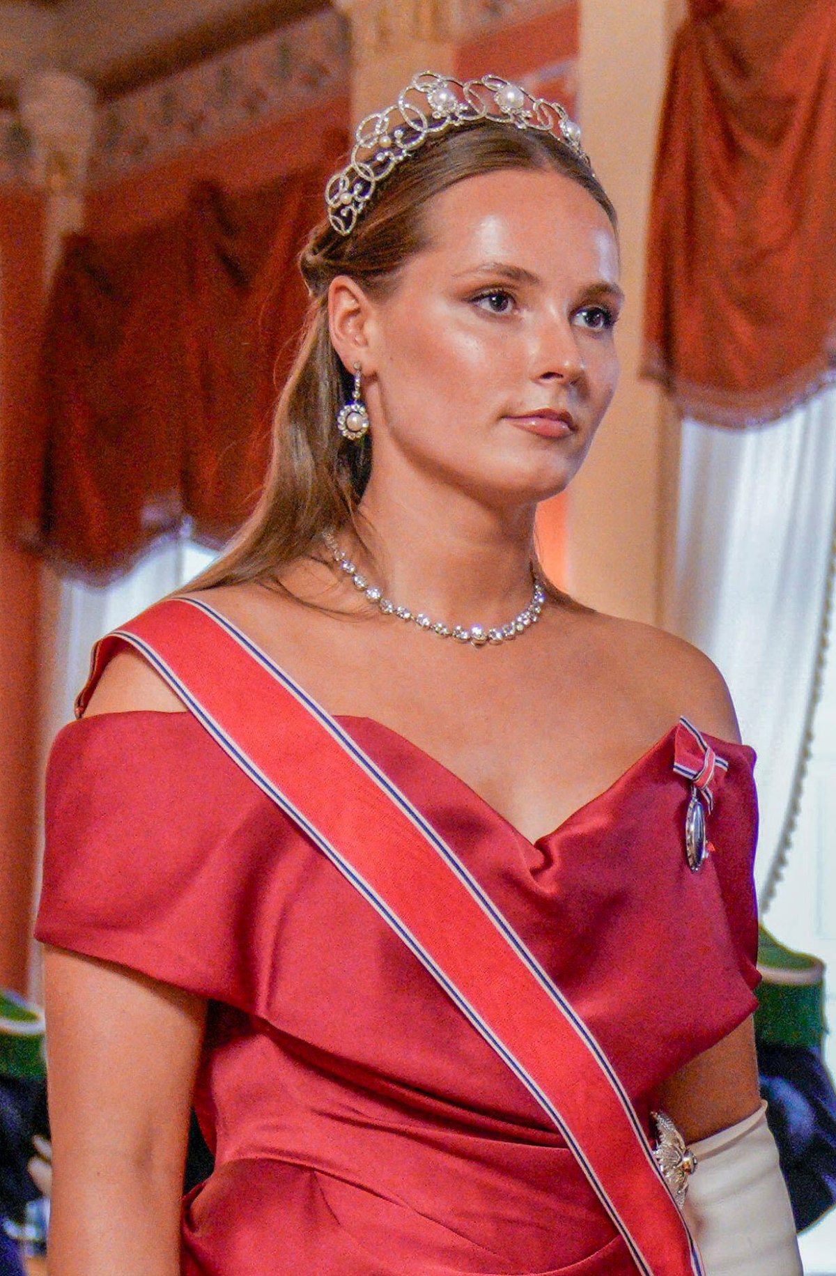 The King and Queen of Norway host a gala dinner for the visiting President of France at the Royal Palace in Oslo on June 23, 2025 (Stian Lysberg Solum/NTB/Alamy)