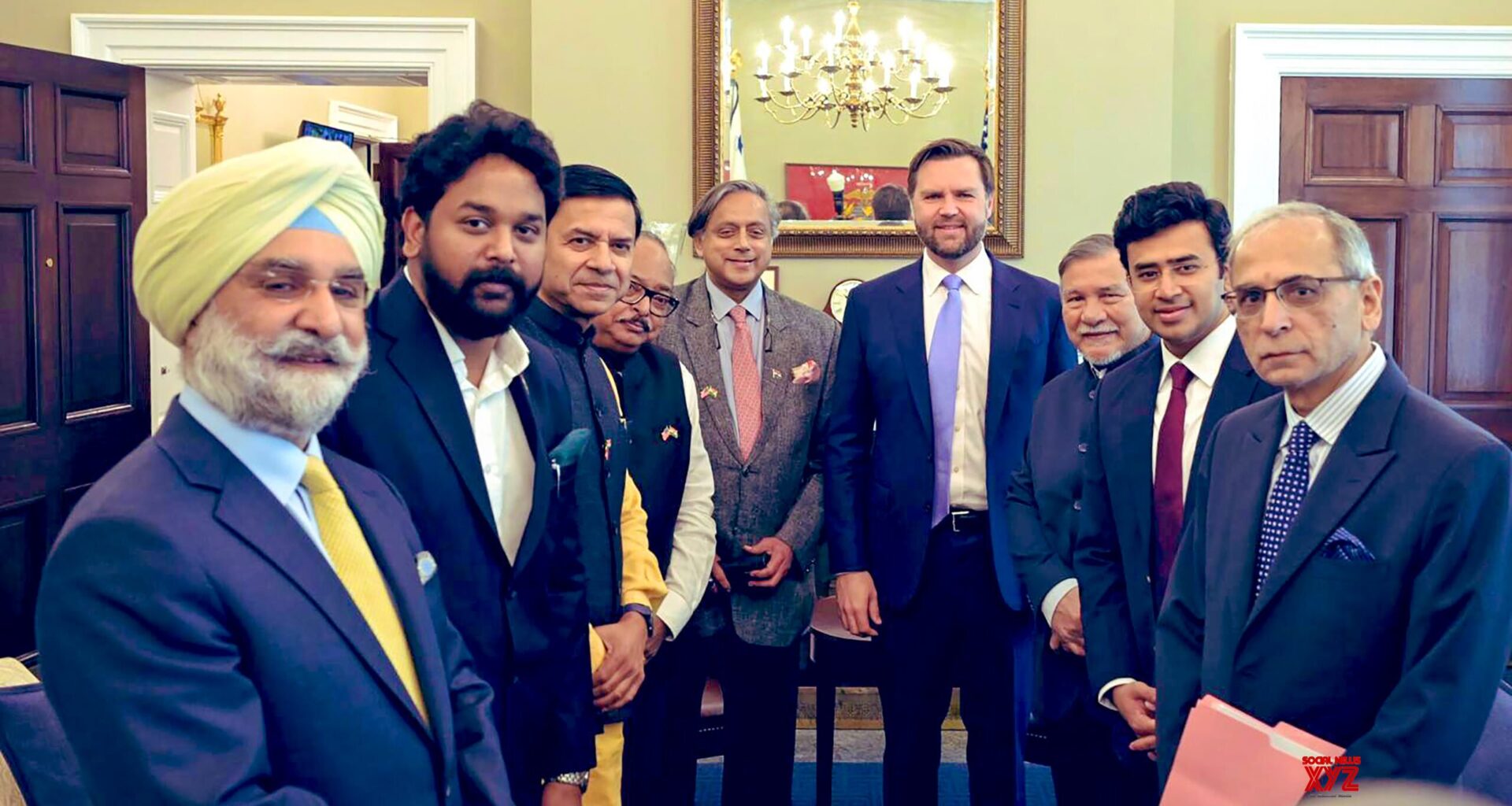 All Party Delegation meets with US Vice President JD Vance in Washington #Gallery
