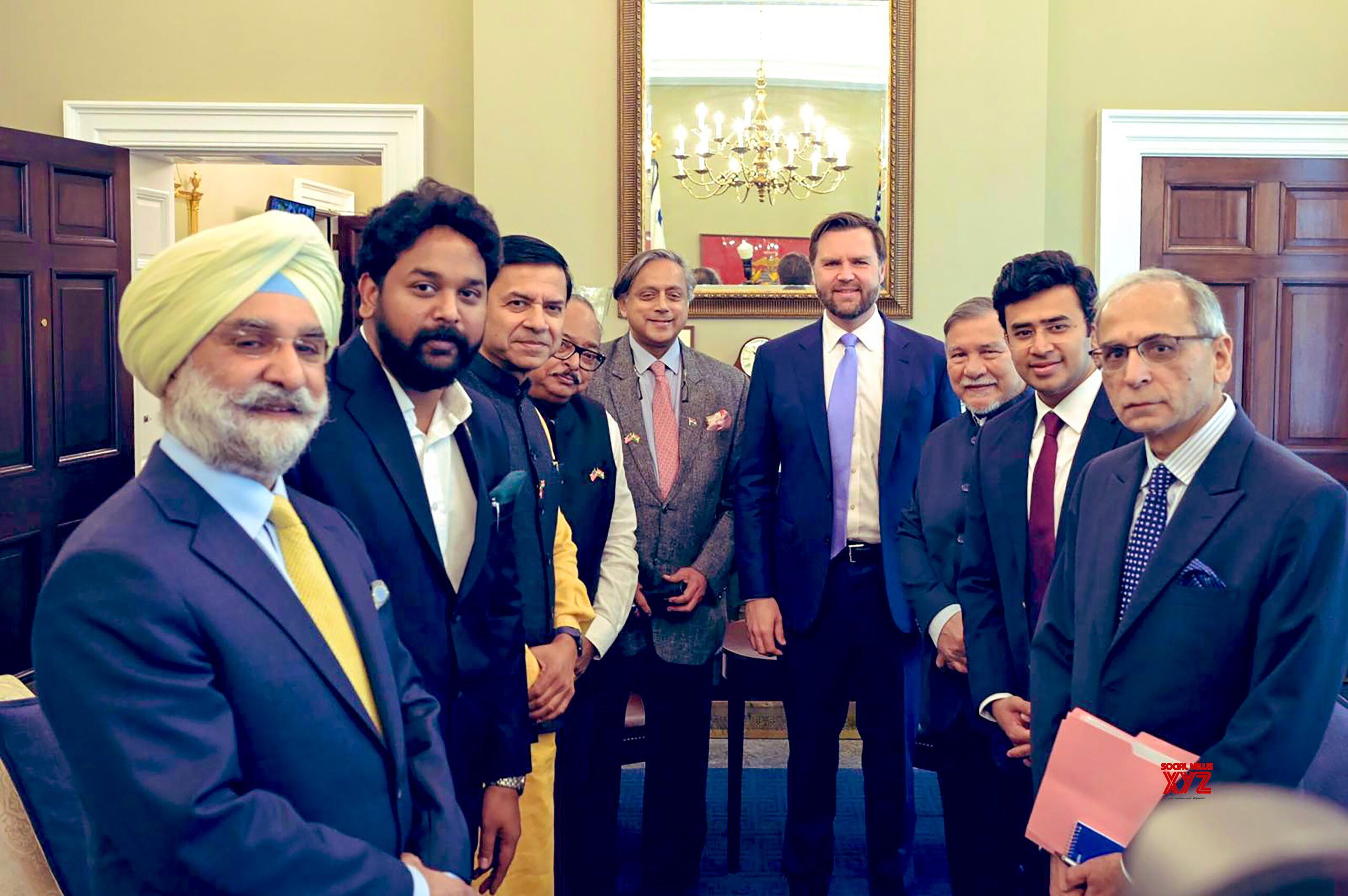 All Party Delegation meets with US Vice President JD Vance in Washington #Gallery
