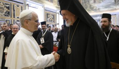 Pope's address on Council of Nicaea's 1,700th anniversary