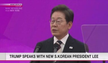 Trump speaks with new South Korean President Lee