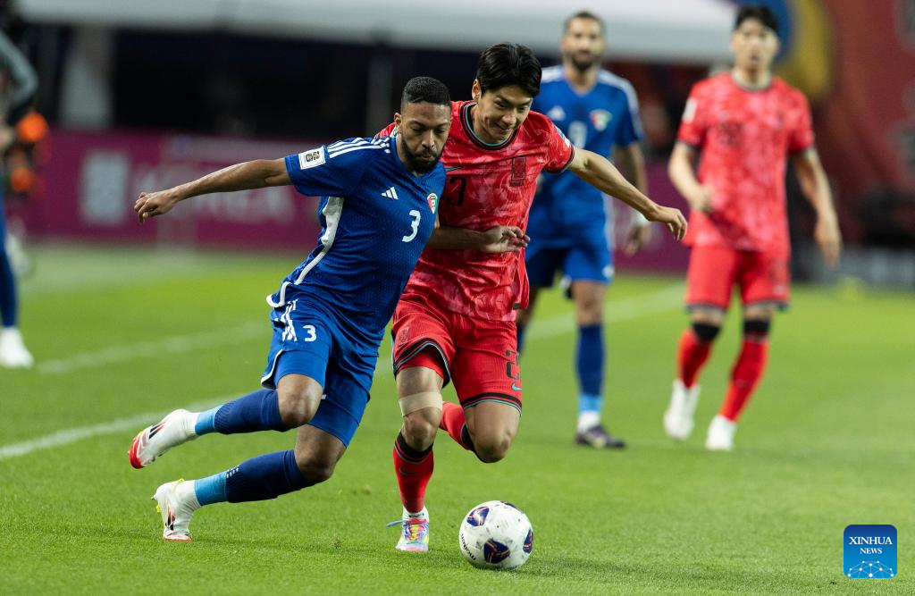 2026 FIFA World Cup Asian Qualifiers Group B: South Korea vs. Kuwait-Xinhua