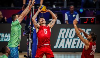 U.S. Men Lose Tight Match to Slovenia at 2025 VNL