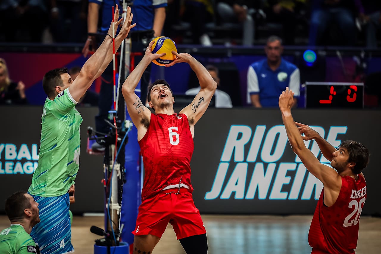U.S. Men Lose Tight Match to Slovenia at 2025 VNL