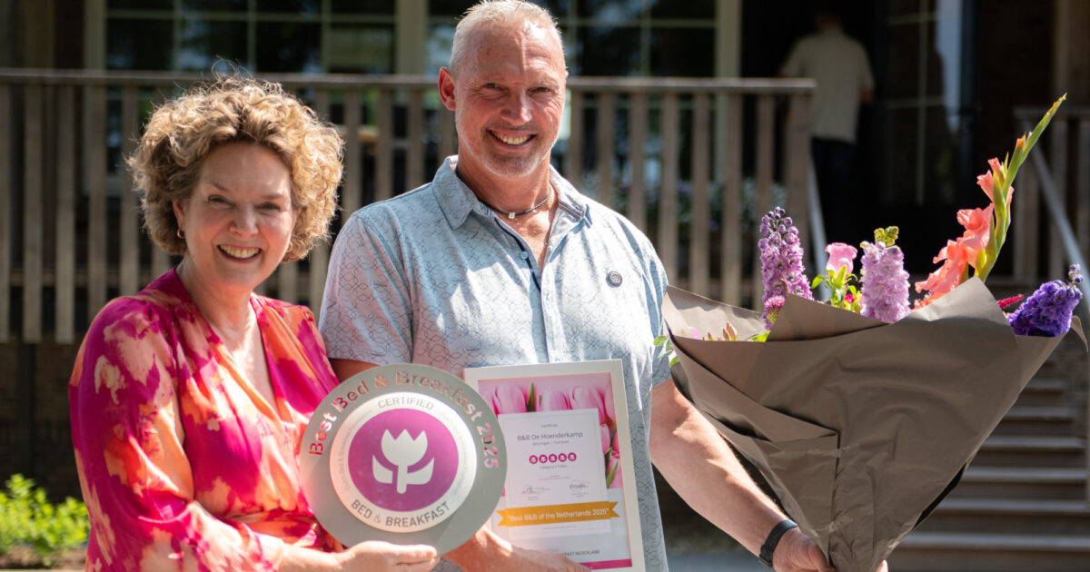 Beuningse B&B beste van Nederland; 9,8 gemiddeld: ‘Overweldigende beleving’