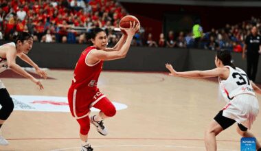 Women's friendly basketball match between China, Japan held in E China-Xinhua